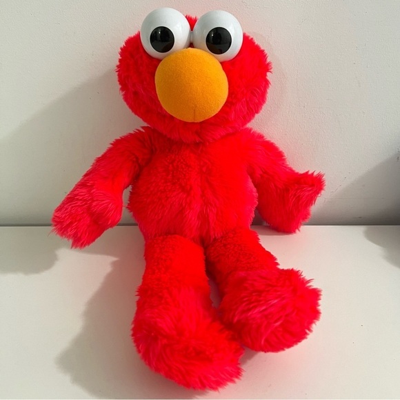 Vintage Sesame Street Cookie Monster and Elmo Plush by Playskool - Picture 7 of 10